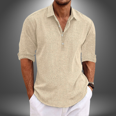 Lorenzo | Elegant Cotton and Linen Shirt for Every Occasion